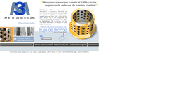 Desktop Screenshot of metalurgica3m.com